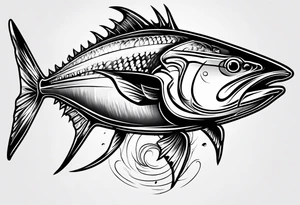 tuna
 Fishing California tattoo idea