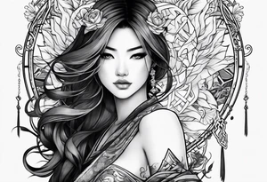 Love and destiny tattoo idea