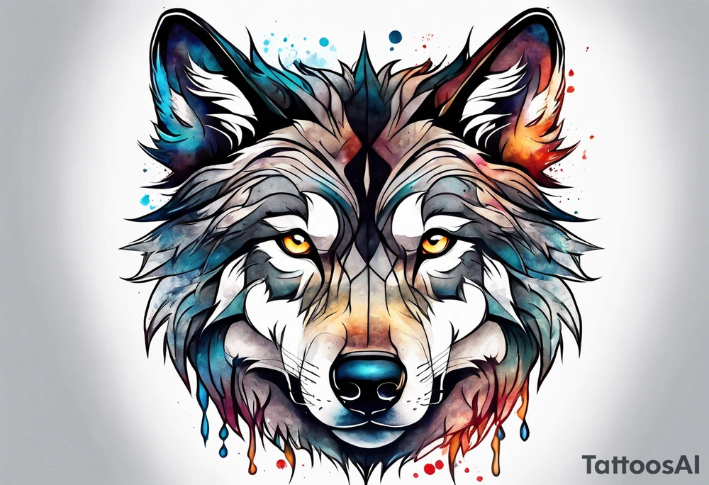 Lobo wolf for a male tattoo tattoo idea