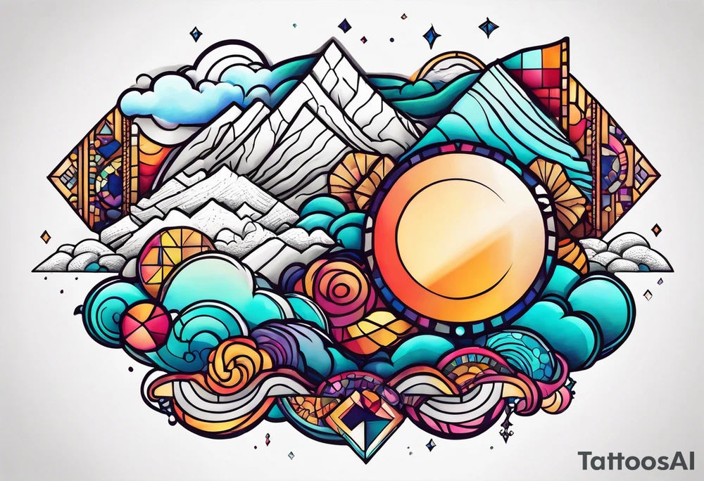 God is bigger than your highs and lows tattoo idea