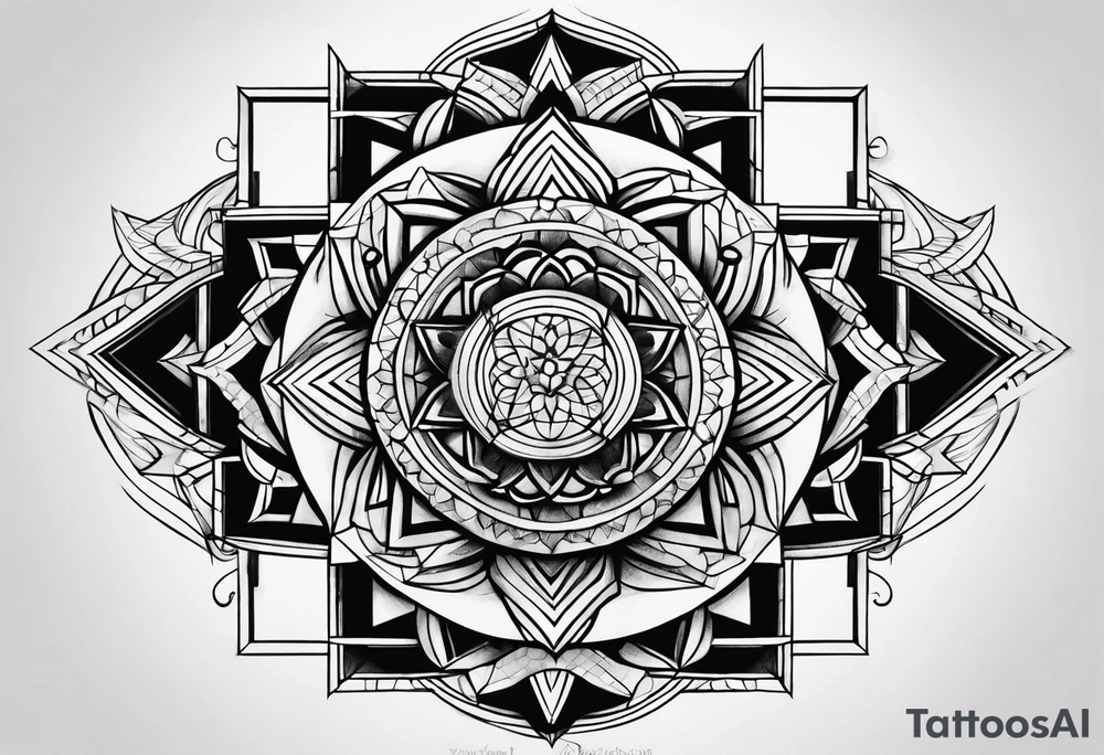 illusion tattoo idea