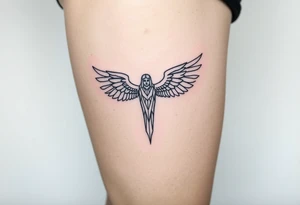 Angel of the north tattoo idea