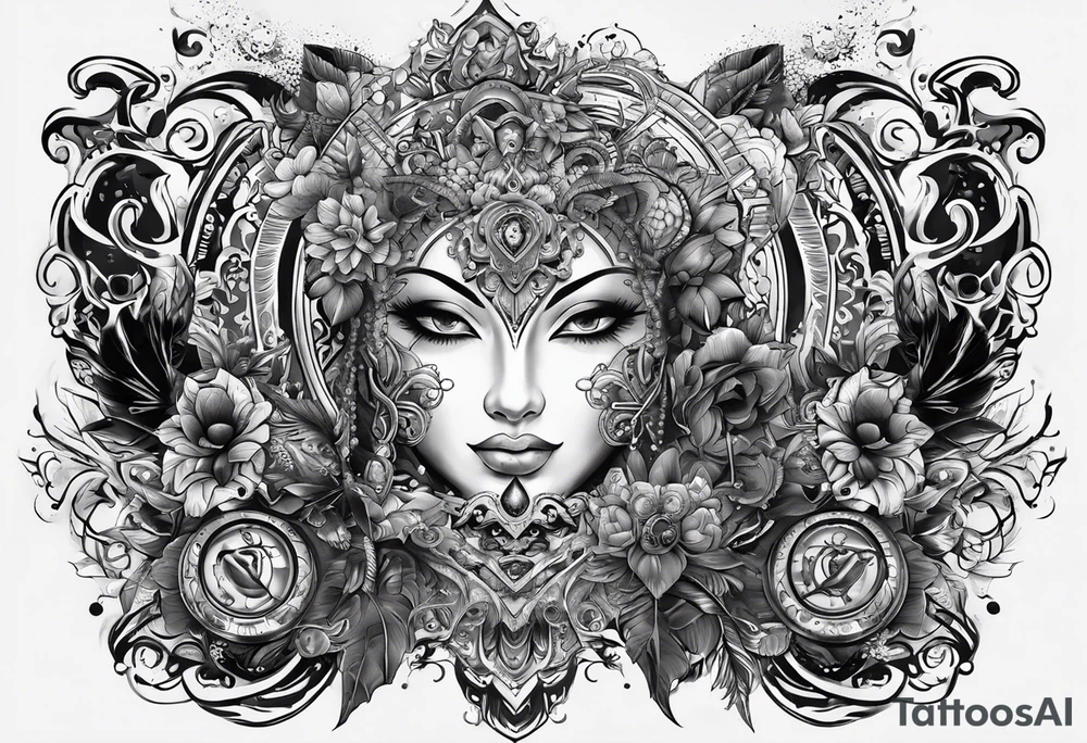 I use my subconscious to make the right decisions. listen to your rahum, listen to yourself, trust yourself. Take action. Don't be afraid, take your chance. Live according to the laws of nature. God is inside. tattoo idea