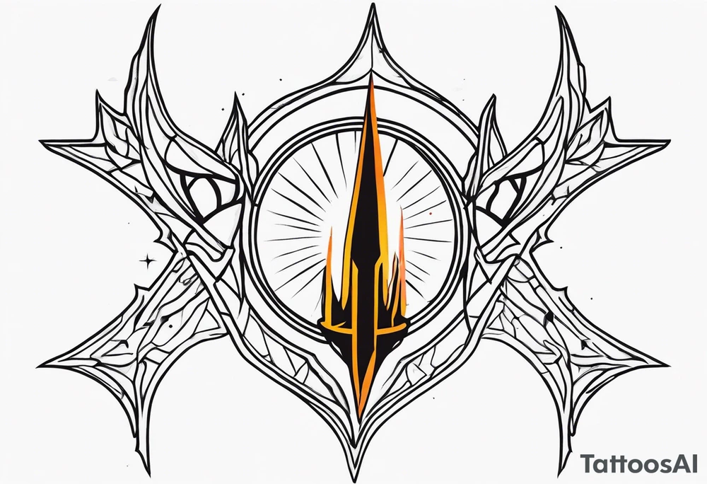 Sauron tattoo idea