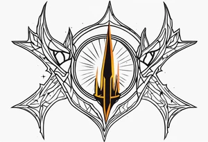 Sauron tattoo idea