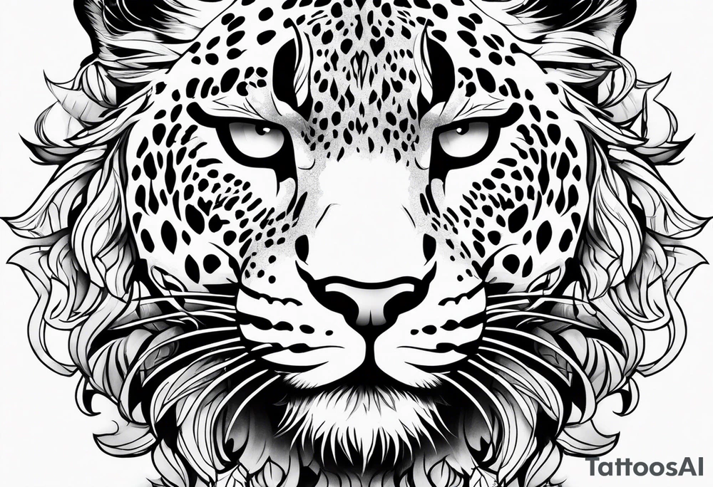 leopard tattoo idea