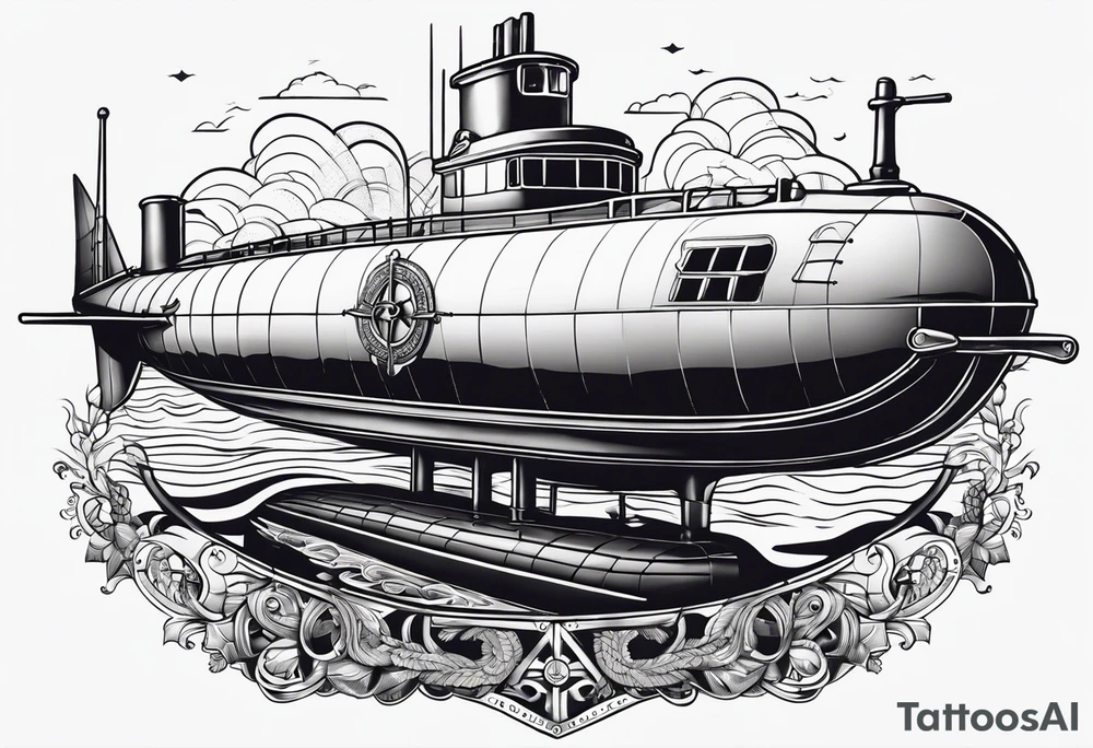 Scottish, Yorkshire, submarine, biker tattoo idea