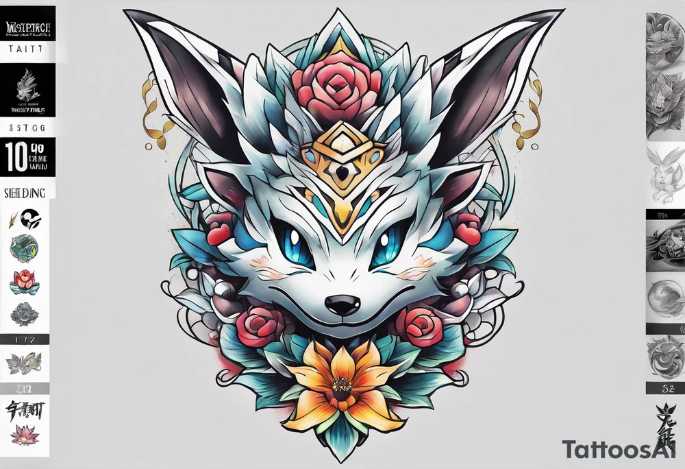 pokemon sleeve tattoo tattoo idea