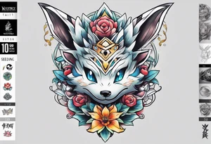 pokemon sleeve tattoo tattoo idea