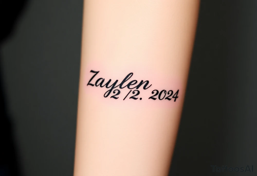 Zayden 12/2/2024 tattoo idea