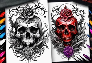 arcane blood magic tattoo idea