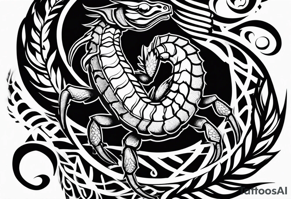 scorpio tattoo idea