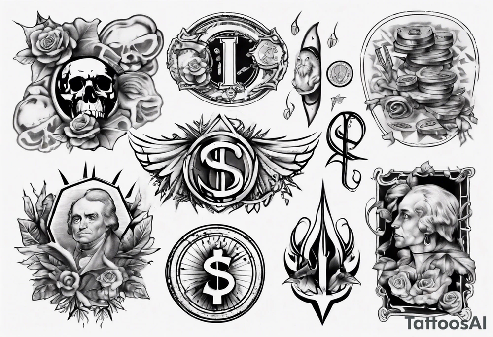 Money tattoo idea