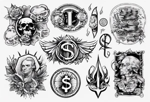 Money tattoo idea