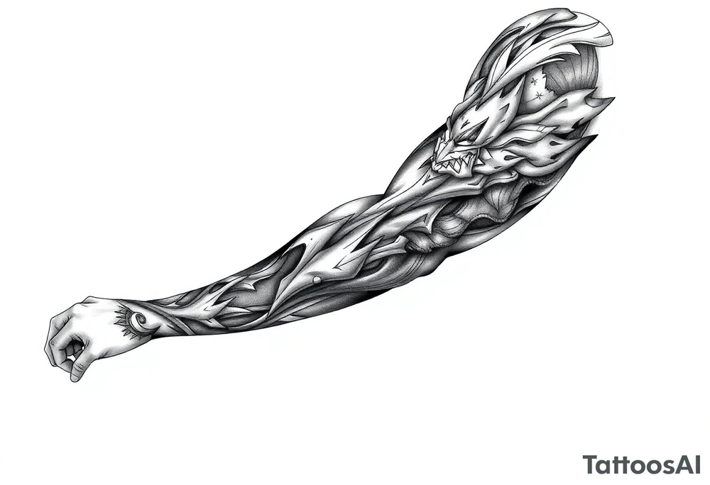 Dragón Ball z tattoo idea