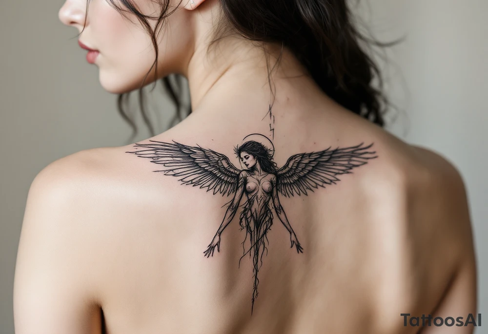 Fallen Angel tattoo tattoo idea