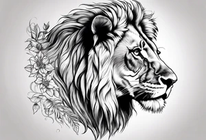 Lion tattoo idea