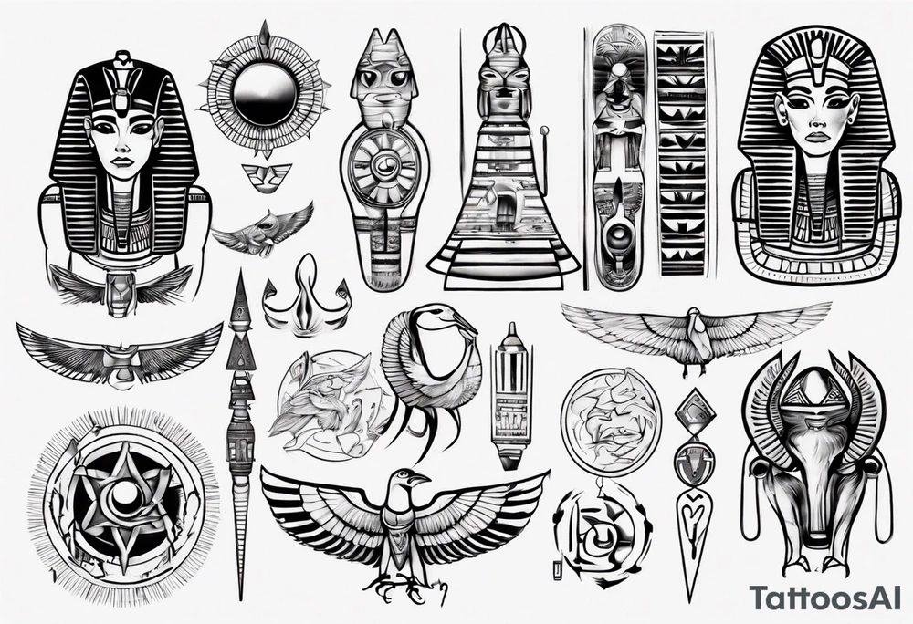egyptian tattoo idea