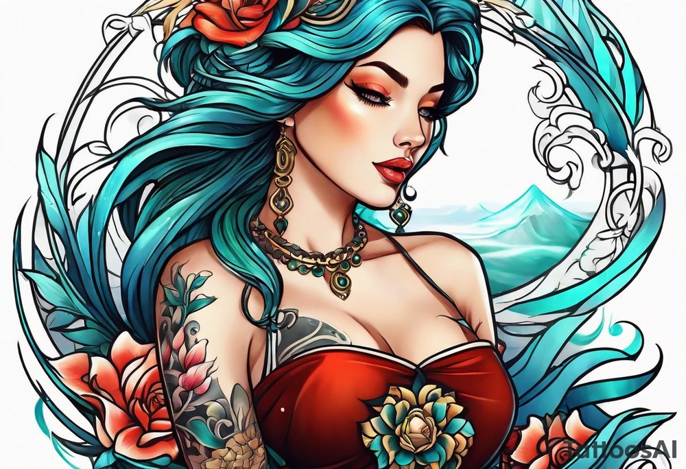 Siren tattoo idea