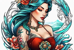 Siren tattoo idea