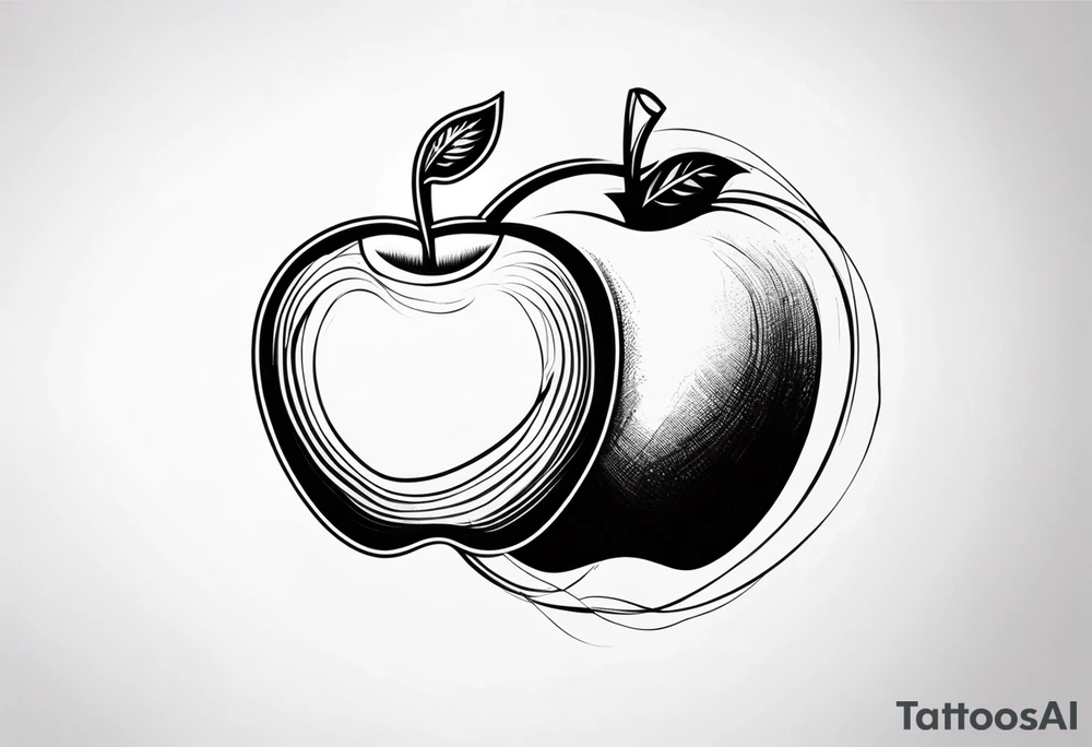 Apple, “Apple of my eye” tattoo idea