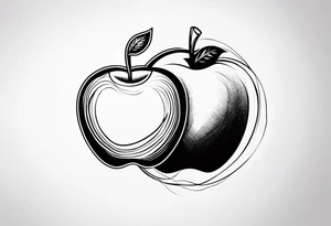 Apple, “Apple of my eye” tattoo idea