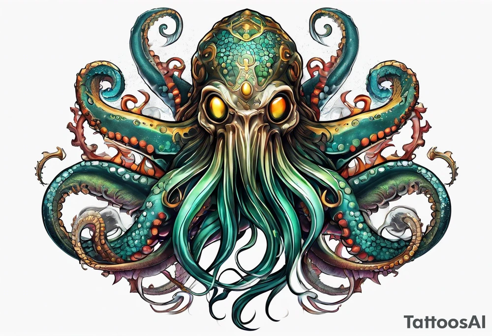 kraken tattoo idea