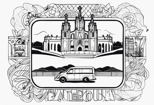 Barcelona culture tattoo idea