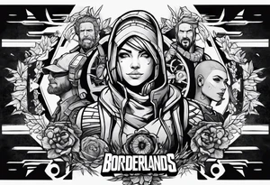 Borderlands tattoo idea