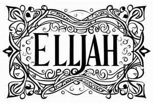 Elijah 1st December 2023 tattoo idea