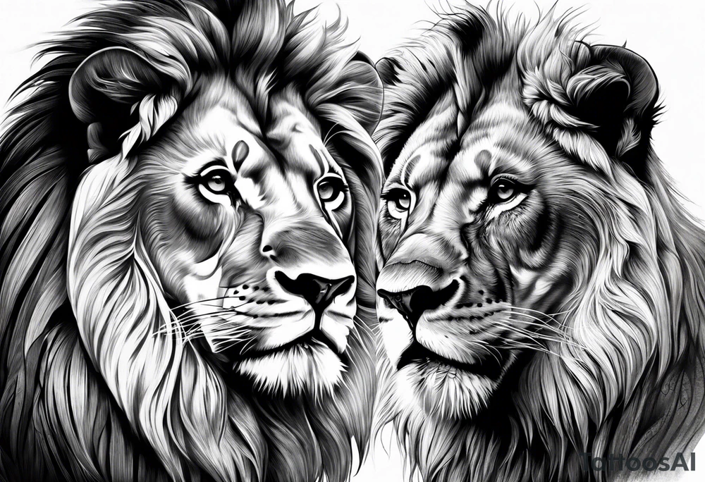 Lion tattoo idea