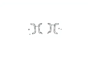 Gemini stars constellation tattoo idea