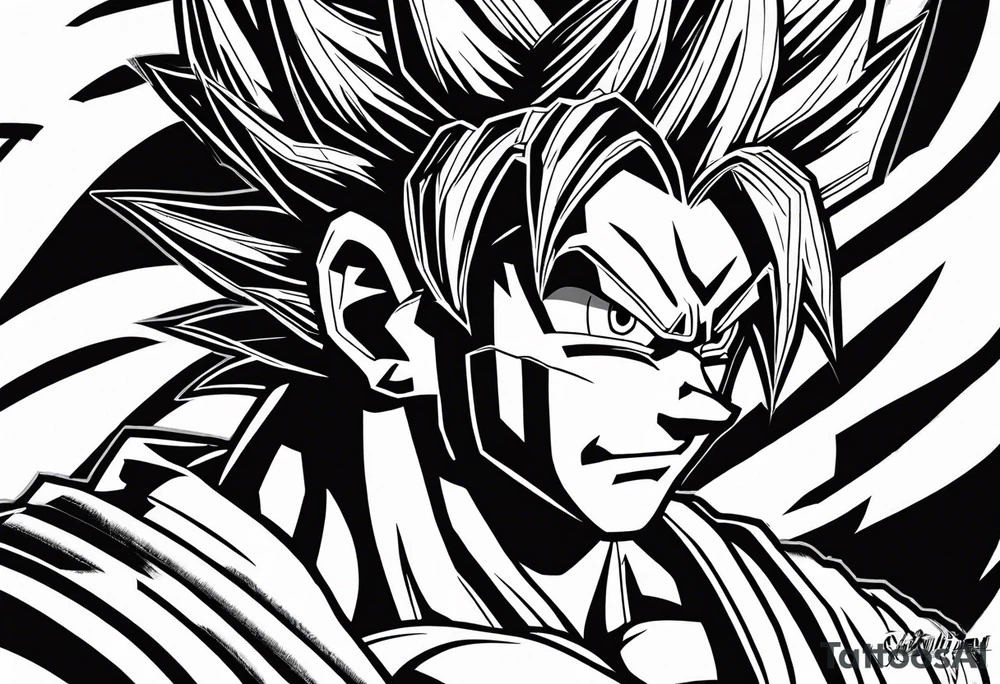 Son goku tattoo idea