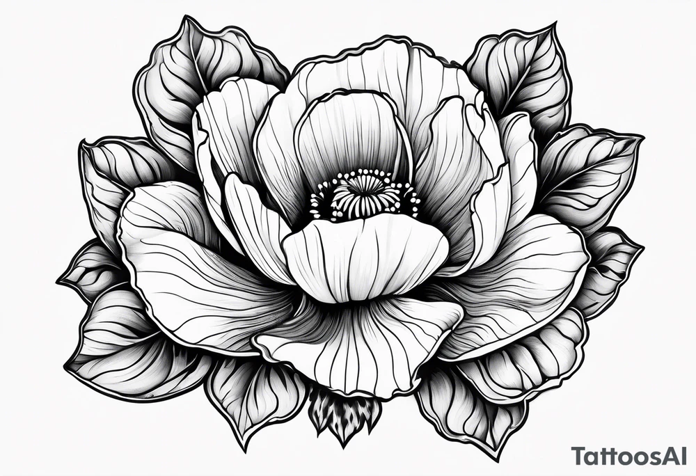 WORLD GLOBE INSIDE POPPY FLOWER BUD tattoo idea WORLD GLOBE INSIDE POPPY FLOWER BUD tattoo idea