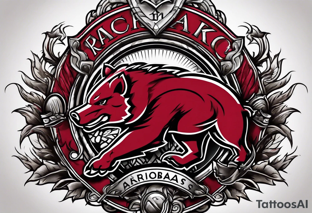 Arkansas razorbacks tattoo idea