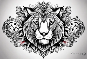 chimera tattoo idea