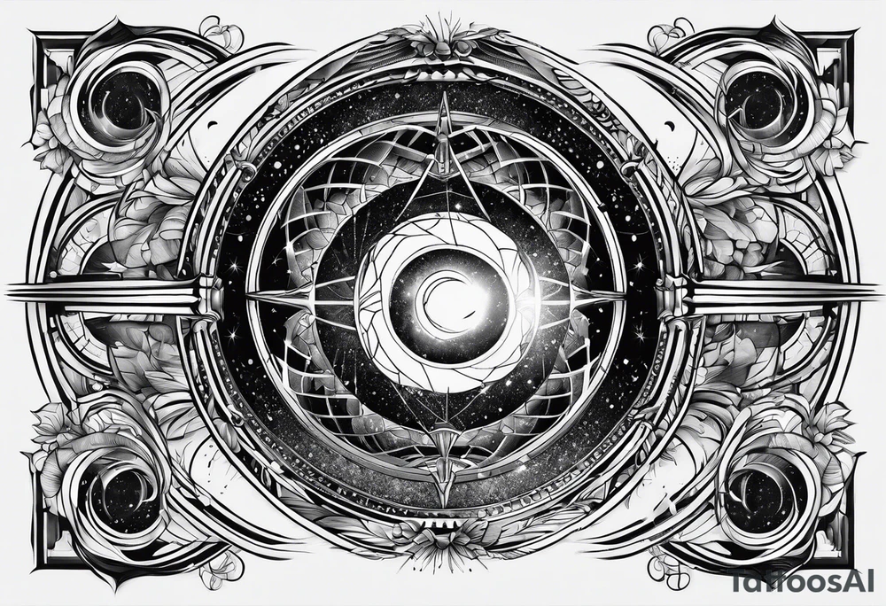 Wormhole events horizon tattoo idea
