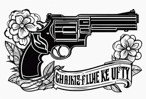 KYDF with a gun tattoo idea