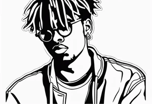 juice wrld tattoo idea