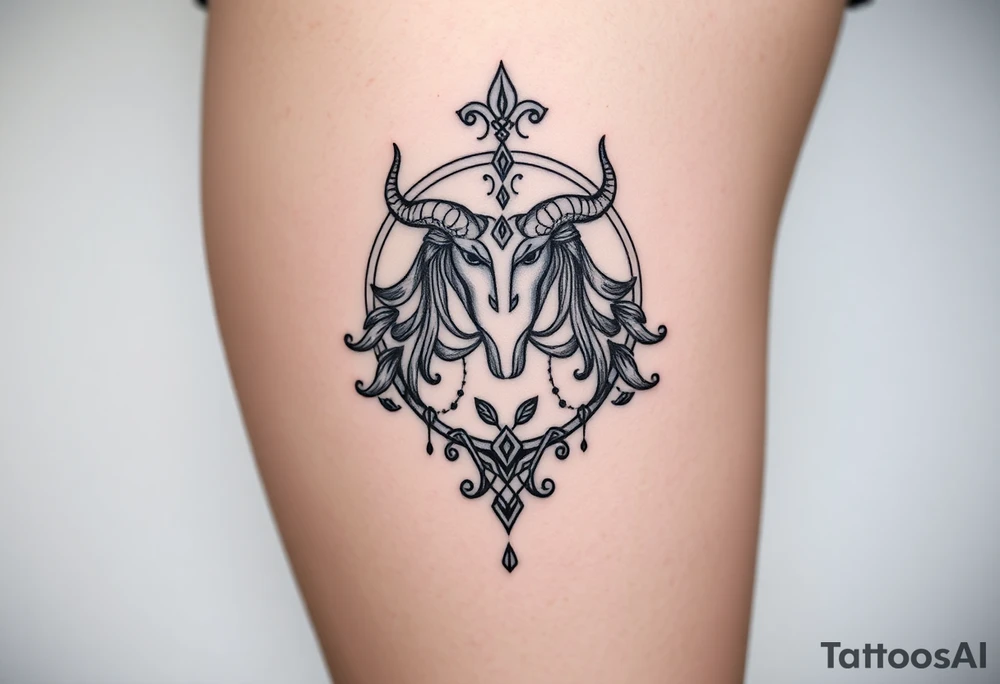 Tarot, the lovers, zodiac, Taurus ,witchy, Norse ,viking, hecate tattoo idea