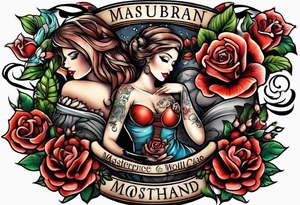 Husband and wife tattoo idea