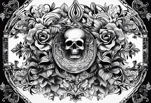 create the tattoo that andrew tate has on his chest tattoo idea