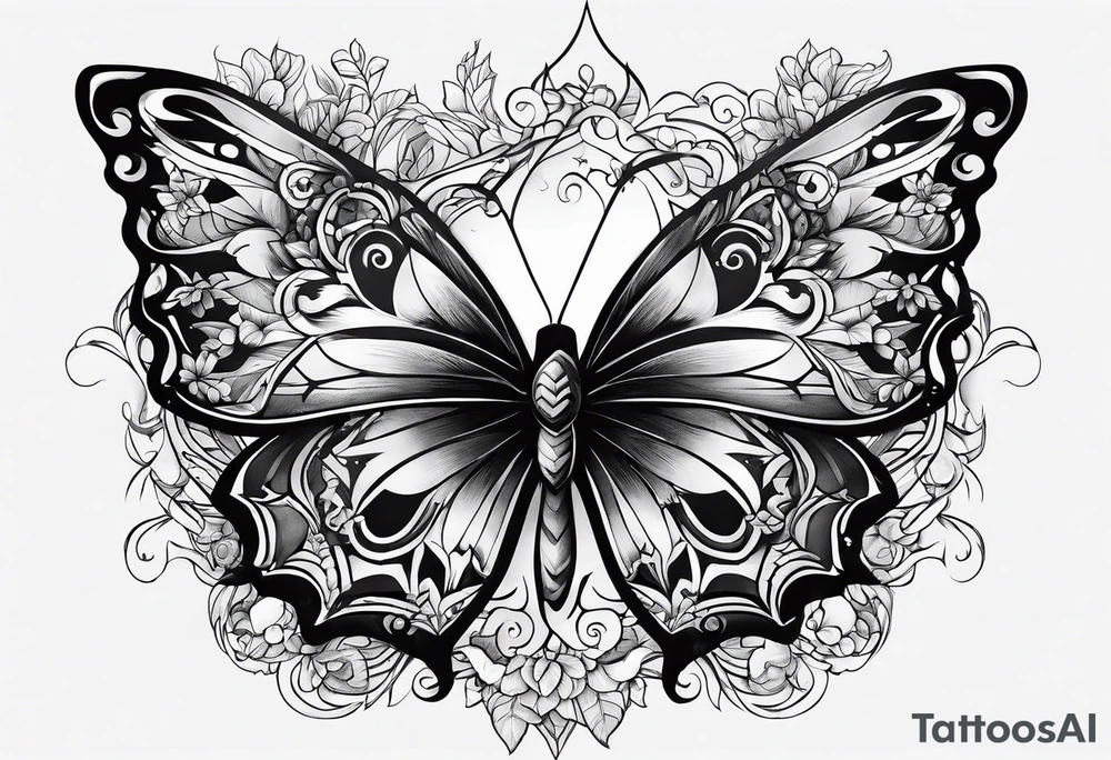 птица феникс tattoo idea