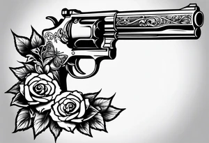 Guns and roses tattoo idea