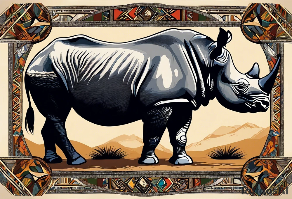 Embedded in the ink of my tattoo lies a tapestry of profound symbolism, each element weaving together the essence of who I am and the journey I've traveled. At its core, Africa, my homeland, is not just a place but a reminder of my roots and the constant understanding of my origin. The steadfast rhino embodies resilience, a trait inherent in both my spirit and the enduring love I share with my husband, a rarity as precious as the rhino itself on the African plains. The tent symbolizes our shared love for adventure and the thrill of the unknown, our souls craving the wild beauty of the outdoors and the serenity of camping under the stars. The protea, nestled among the imagery, speaks of cherished secrets shared between us, a bond as sacred as the African wilderness. Etched alongside, the heart intertwined with the initials of our beloved children, a testament to the boundless love that fills our family's embrace. Just as the sun rises unfailingly, so does the enduring love symbolized by the star, a guiding light that forever illuminates my path. The lotus, a symbol of rebirth, marks the turning of chapters and the endless cycle of renewal in our lives. Anchoring it all is the cross, a steadfast symbol of our unwavering faith in Christianity, the very foundation upon which our love and life are built. Together, this tattoo encapsulates the journey of love, resilience, faith, and adventure that defines my story, a living testament to the beauty of life's intricate tapestry. tattoo idea