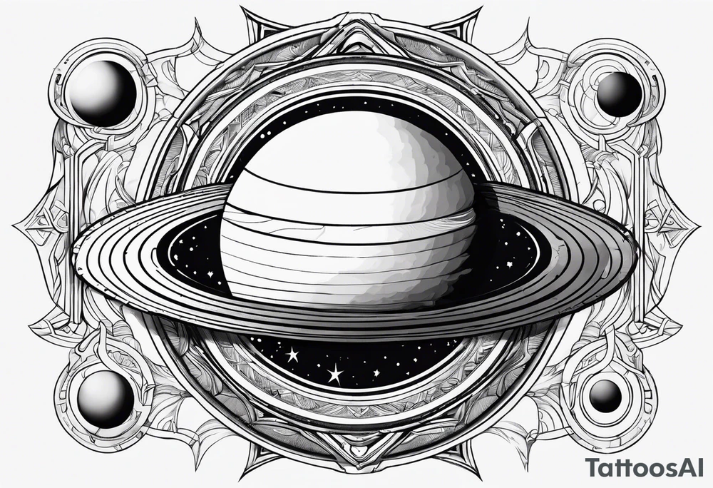 Saturno lindo tattoo idea