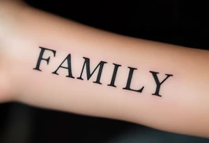 FAMILY tattoo idea