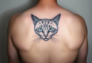 Black Cat tattoo idea