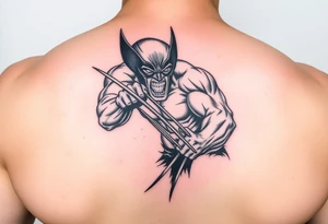 Marvels Wolverine fighting the incredible hulk tattoo idea