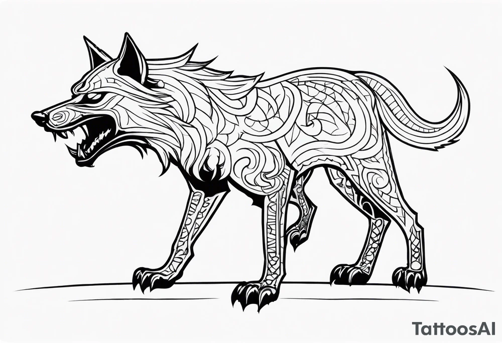 skinwalker tattoo idea